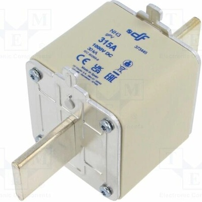 DF ELECTRIC 373445 Pojistka: tavná; 315A; 1kVDC; gPV; keramická; NH3
