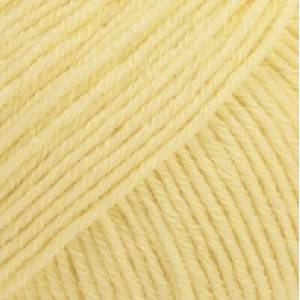 DROPS Design Cotton Merino Uni Colour 17 Vanilla Плетива прежда (105117)