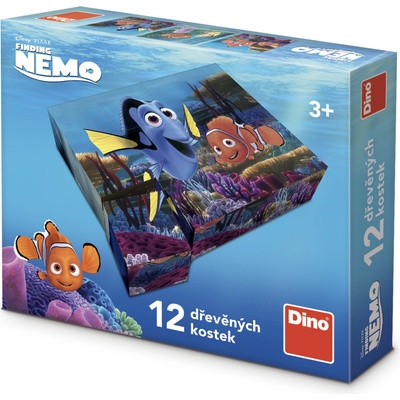 Dino kostky Nemo 12 ks