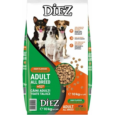 Alconor Diez Adult s príchuťou šunky 10 kg
