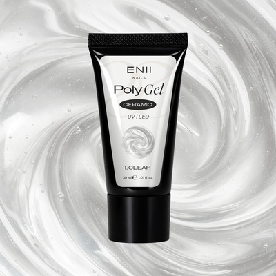 ENII NAILS Polygel Ceramic 1 Clear polygel v tubě 30 ml