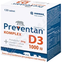 Neuraxpharm Bohemia Preventan Komplex D3 1000IU 120 tabliet