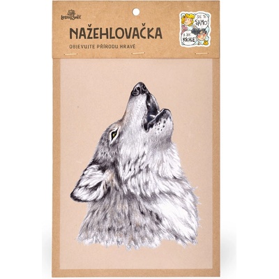 Lesní svět Nažehlovačka M 005 - Vlk hlava