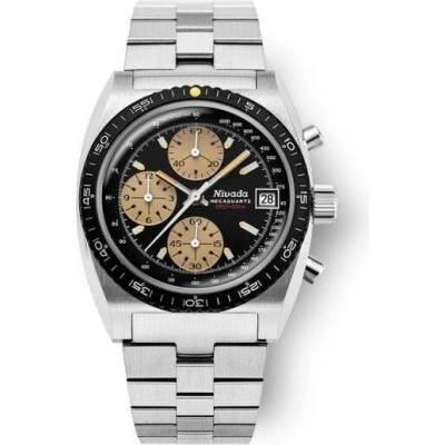 Nivada Grenchen Autochron Mecaquartz Chronosport Bracelet