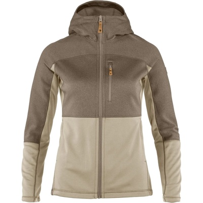 Fjällräven Дамско поларено яке Fjällräven Women's Abisko Trail Fleece Fleece jacket - Fossil / Suede Brown - размер XS (105-1095-1411)