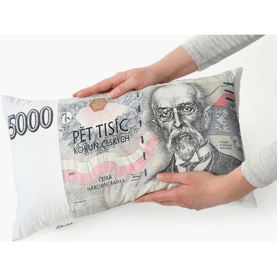 Škodák 3D vankúš bankovka 5000 Kč 50x30