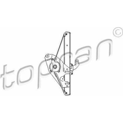 Mechanizmus zdvíhania okna - 112 367 - vzadu vpravo