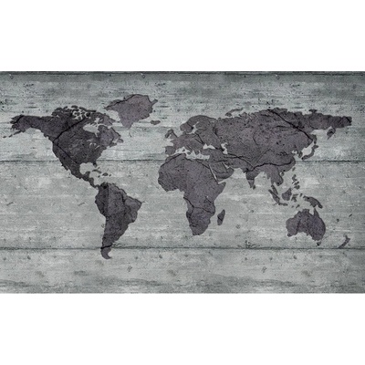 Preinterier FT2845 Fototapeta na stenu Mapa sveta – kamenná vlies 104cm x 70cm