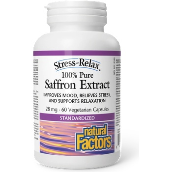 Natural Factors Шафран (стандартизиран екстракт) 28 mg 60 V капсули | Natural Factors (2873 NF)