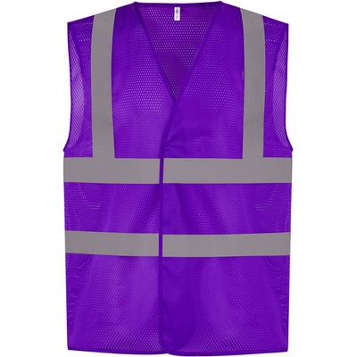 Yoko hi-vis hvw120 / Мрежеста предпазна жилетка - лилава m (79w12035002)