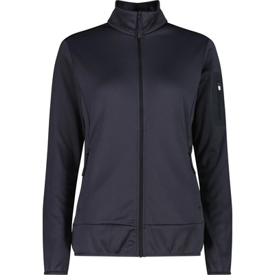 CMP Дамско поларено яке CMP Women's Jacket Jacquard Double Knitted Fleece jacket - Antracite - размер 38 (EU) (105-7195-0113)
