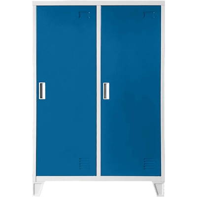 Carmen Метален шкаф Carmen CR-1605-2 JZ - сив / син (3580178_1)