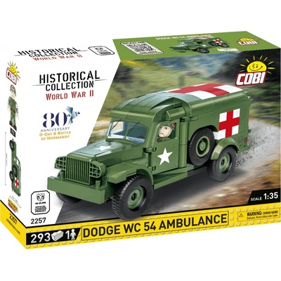 COBI 2257 Small Army 1942 Sanitka WC 54, 1:35, 293 kostek