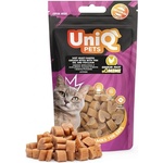 Uniq Pets Cat Snacks Mimi Anti-Hairball Soft Hearts меки лакомства за котки с пилешко, 50 г