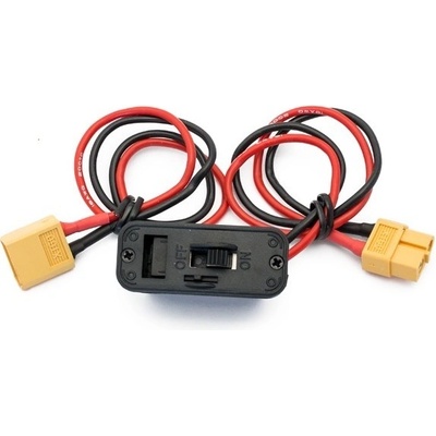 KONECT MAXI vypínač s nabíjecí zdířkou/kabelem s XT60 na XT60