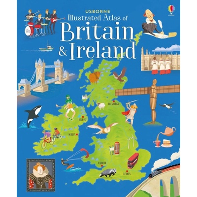 Illustrated Atlas of Britain and Ireland obrázkový atlas anglicky