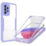 Techsuit Калъф за Samsung Galaxy A53 5G + Протектор - ColorVerse 360 Series - Лилав