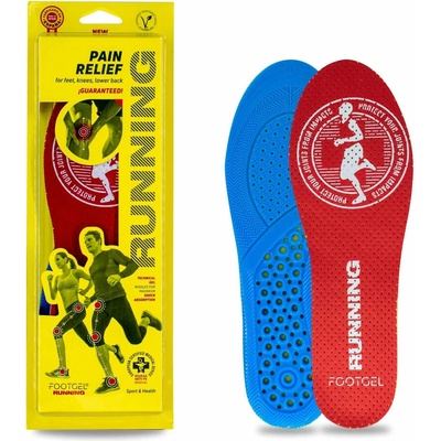 FOOTGEL Gélové vložky RUNNING červenámodrábiela
