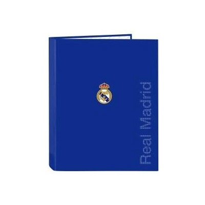 Real Madrid C. F Папка с пръстени Real Madrid C. F. Син A4 26.5 x 33 x 4 cm