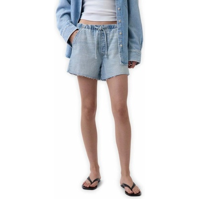 GAP 867794-00 džínové kraťasy Low Slung Easy UltraSoft modrá