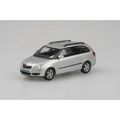 Abrex Škoda Fabia II Combi (2007) Stříbrná Brilliant Metalíza 1:43