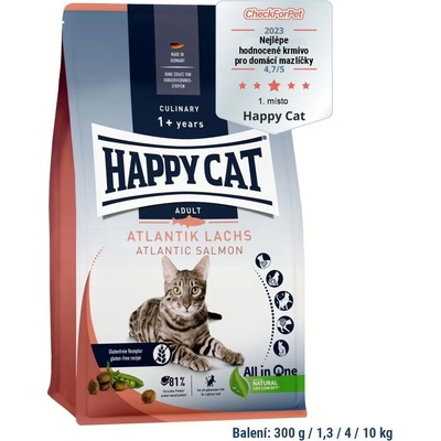 Happy Cat Adult Culinary Atlantik Lachs Losos 10 kg