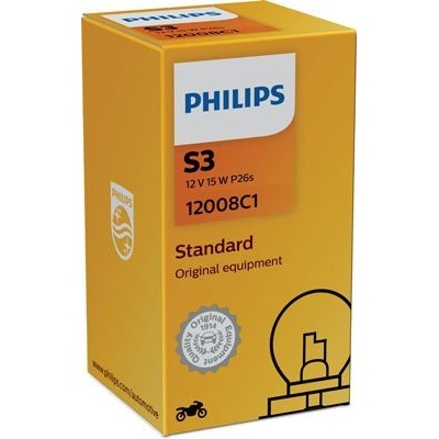 Philips S3 P26s 12V 15W 12008C1