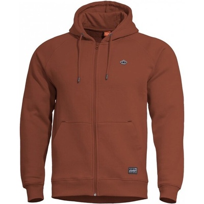 Pentagon Phaeton mikina s kapucňou na zips bordová