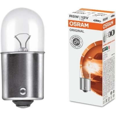 OSRAM Автомобилна крушка Osram OSRA5007, 5W, 50lm, R5W, BA15s, халогенна, 1 брой в опаковка (OSRA5007)