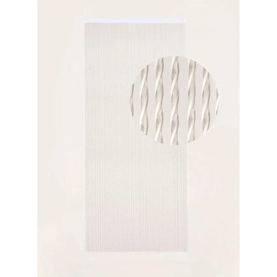 Záves na dvere Adia biely 90x210 cm