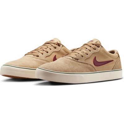 Nike SB Chron 2 parachute beige/dark team red