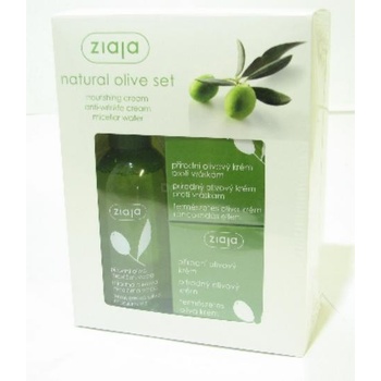 Ziaja Natural Olive sprchový gel 400 ml + krém na ruce 50 ml + mléko 400 ml dárková sada