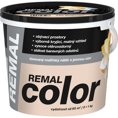 REMAL COLOR FARBA NA STENU CAPPUCCINO 6 KG