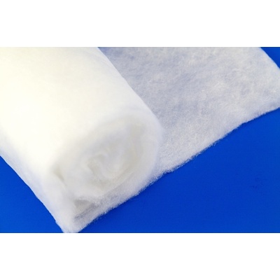Silné duté vlákno - biela - šírka 155 cm - gramáž 180 g/m²