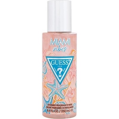 Guess Miami Vibes parfémovaný telový sprej s trblietkami 250 ml