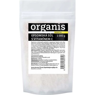 Organis Epsomská sůl s vitamínem C 1000 g