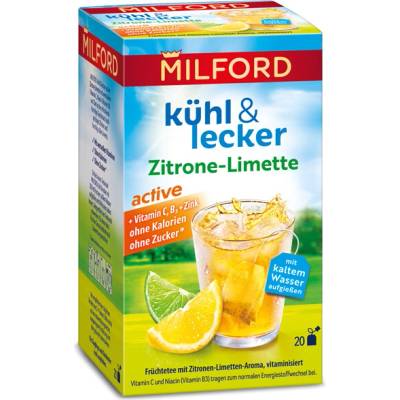 Milford Ľadový čaj Citrón & Limetka 20 x 2,25 g
