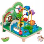 Tooky Toy Tooky Toy: Дървена горска занимателна игра с животни и водене на топчета (TK572N)
