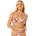 Rip Curl Cove Crochet Sliding Triangle bikini top - Multicolor (Red)