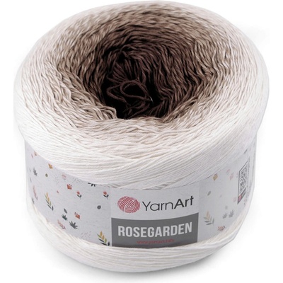 Prima-obchod Bavlněná pletací příze Rosegarden 250 g, barva 18 (308) krémová nejsvět. hnědá