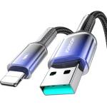 JOYROOM Кабел Joyroom S-A42, USB-A / Lightning, 3A, 1.2m, черен (6956116728137)