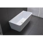 Inter Ceramic Свободностояща вана Inter Ceramic бял акрил 170x73.5 см, закрепена към стената, BTW (LB1737)
