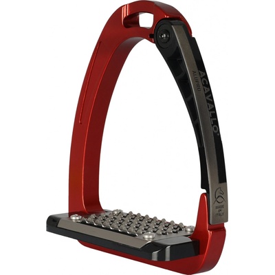 Acavallo Třmeny bezpečnostní Arena Alupro Aluminium 12cm red – Zboží Mobilmania