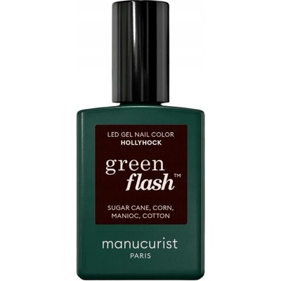 Manucurist Green Flash Lak na nehty Hollyhock 15 ml
