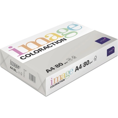 Coloraction barevný xerografický papír Image 80g A4, středně šedá, balení 500 archů