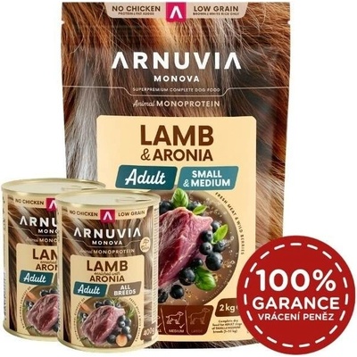 Arnuvia Monova Adult Small & Medium Lamb & Aronia 2 kg