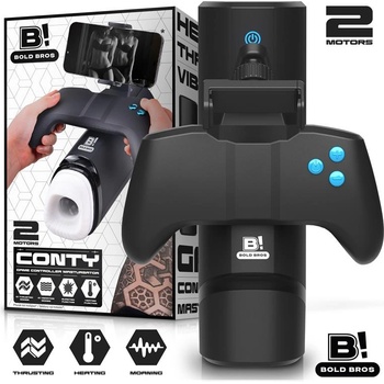 Bald Bros Conty Game Controller Masturbator Thrusting, Vibrating, Heating & Moaning