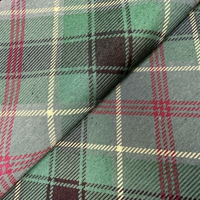 Dekorační/potahová Gobelínová látka šířka - 280cm - Tradiční zelený tartan