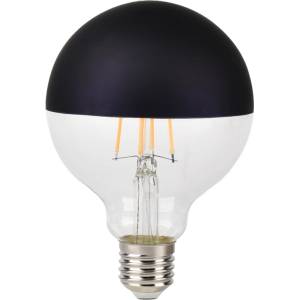 ELMARK LED ОГЛЕДАЛНА ФИЛАМЕНТНА ЛАМПА G95 E27 6W 3000K ЧЕРНА (99LED695WWMBL)