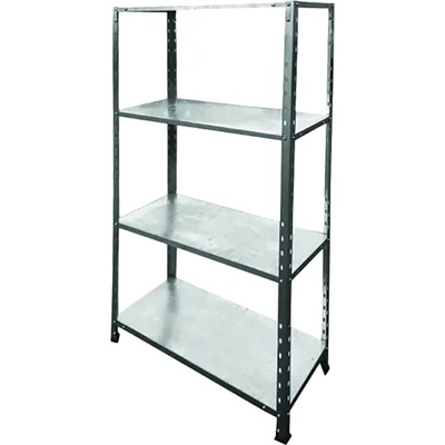 СТЕЛАЖ МЕТАЛЕН 4 РАФТА 150х75x30см (54527)